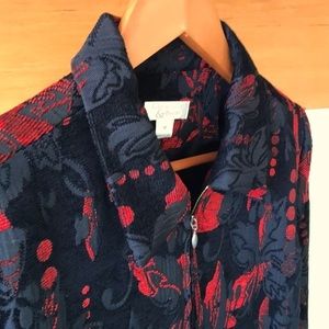 Christopher & Banks Tapestry Blazer